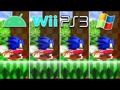 Sonic the Hedgehog 4 Episode I (2010) Android vs Wii vs PS3 vs Windows (Which One is Better?)