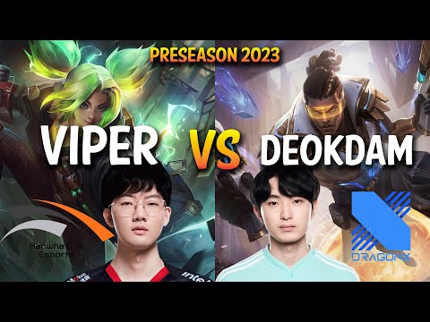 HLE Viper vs DRX Deokdam - ZERI vs LUCIAN ADC - KR Ranked