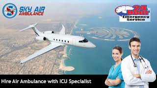 Air Ambulance from Gwalior and Bilaspur to Delhi with Monitoring Tools