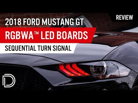 2018-2019 Ford Mustang Multicolor DRL LED Boards | Diode Dynamics