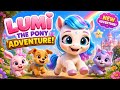 Baby Pony Lumi Flies To Catch A Sparkly Bubble