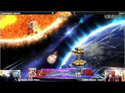 WBB #81 | Crowding Movie (Mario) vs GwJ (R.O.B.) - RR Pools - Smash 4 Singles
