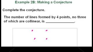 Geometry Chapter 2 Section 1, Inductive Reasoning