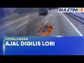 KEMALANGAN Penunggang Motosikal Maut Selepas Digilis Lori