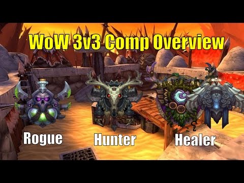 WoW 3v3 Arena Comp Overview - Thug Cleave (Rogue, Hunter, Healer) - Guide & Tips