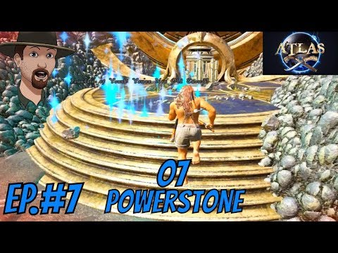 Getting O7 White Powerstone in One Try!- Atlas Single Player Modded Gameplay Ep. 7
