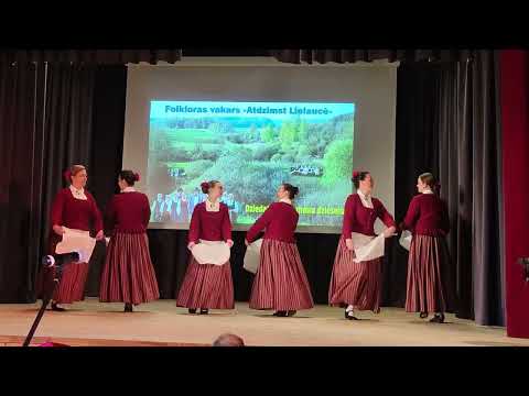 VPDK "Klabdancis" deja "Jumpraviņas" vadītāja Alda Balode 25/02/2023 Folkloras vakars Lielaucē.