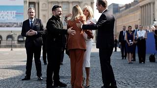 Zelenski acompaña a Macron y los líderes europeos en el Día de la Bastilla en París