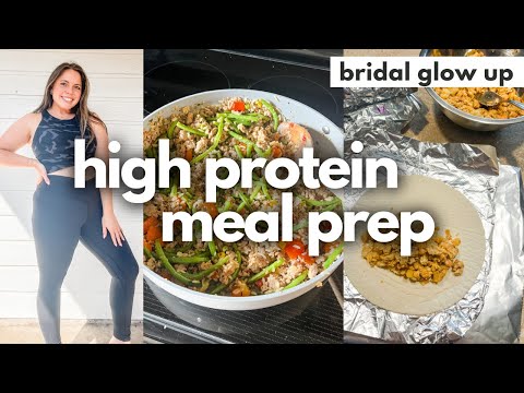 THE MEAL PREP | BRIDAL GLOW UP SERIES! EPISODE 2- HIGH PROTEIN LOW CAL!