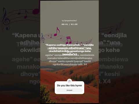 Kapena uudhigu ihawushulu by Iipinge kids 