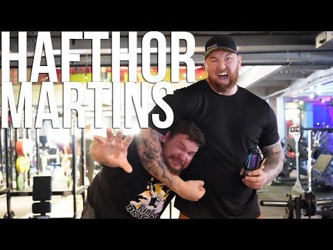 The Worlds Strongest Relationship Reunited - Hafthor and Martins Trains Shoulders