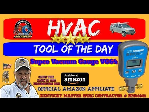 Supco Vacuum Gauge VG64 / HVAC Tool of the Day