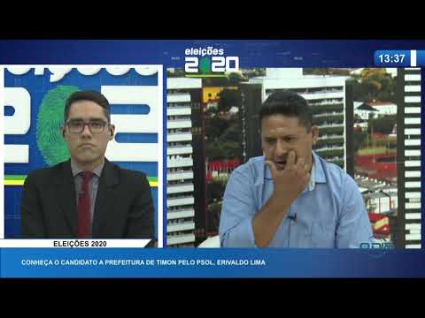 Entrevista com o candidato a Prefeitura de Timon Erivaldo Lima 06 10 2020