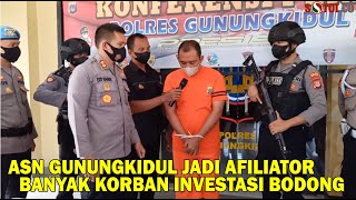 Polisi Tangkap Oknum ASN Gunungkidul, Jadi Afiliator Gaet Korban Ikut Investasi Bodong