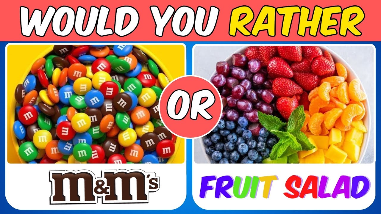 Would You Rather...? Junk Food vs Healthy Food 🍔🥑🍟| Guess Master Tv