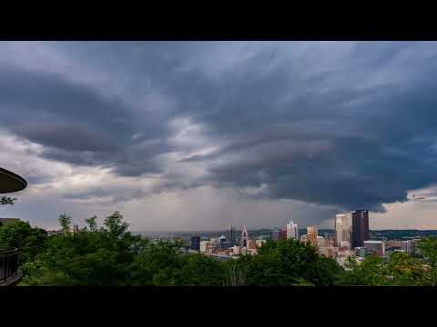 Dramatic clouds over Pittsburgh - July 13th, 2022