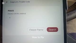 P0604 ENGINE CONTROL MODULE QUICK FIX
