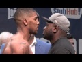 Kevin Johnson Puts His Hand On Anthony Joshua S Chest To Check His Heartrate Ahead Of Their Fight
