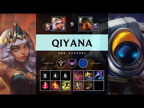 Qiyana Support vs Nautilus - EUW Master Patch 25.04