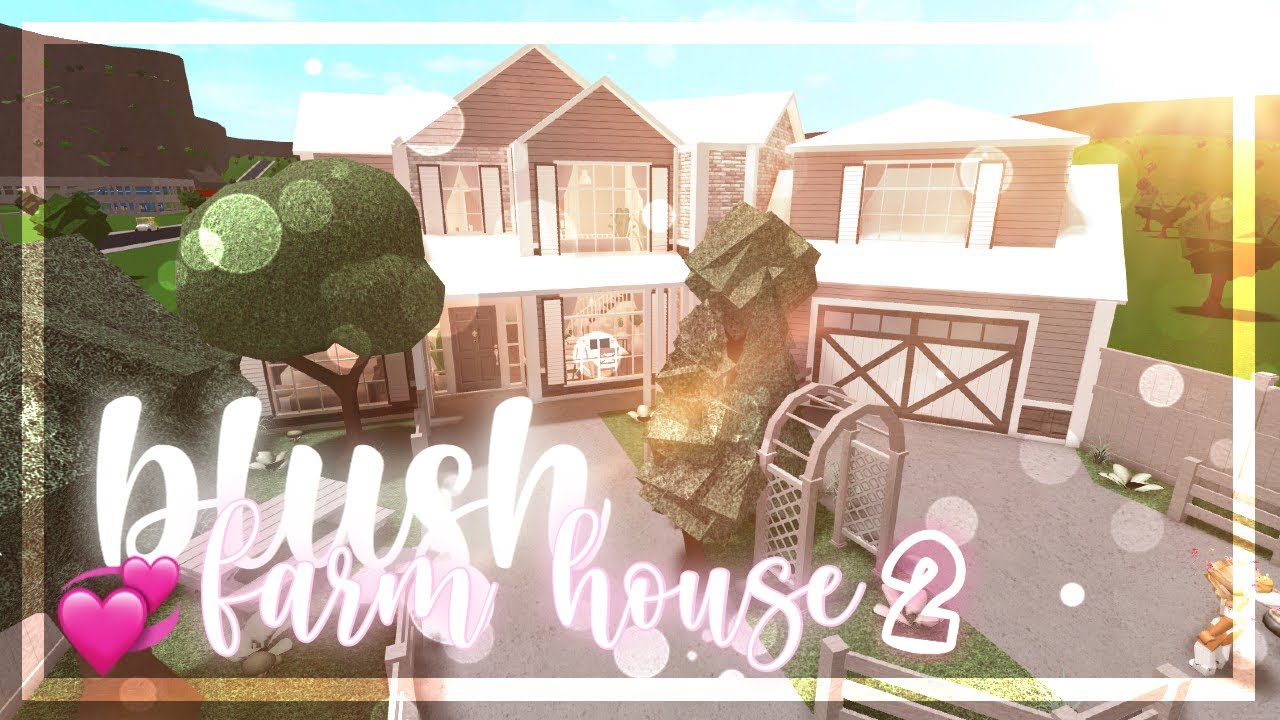 bloxburg :: blush farm house, no advanced placing꒰86k꒱💞 part 2
