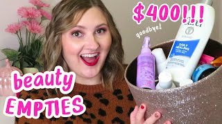 BEAUTY EMPTIES! Over $400 USED UP!