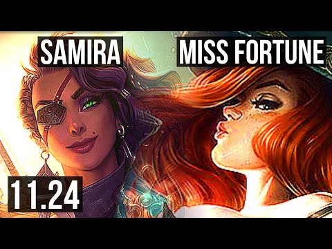 SAMIRA & Nautilus vs MISS FORTUNE & Yuumi (ADC) | Penta | BR Master | 11.24