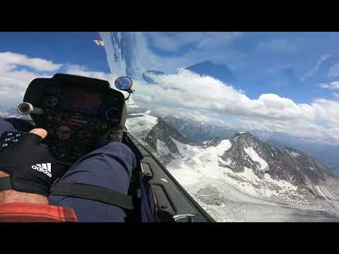Alpen-Segelflug vom 7. Juli 2023