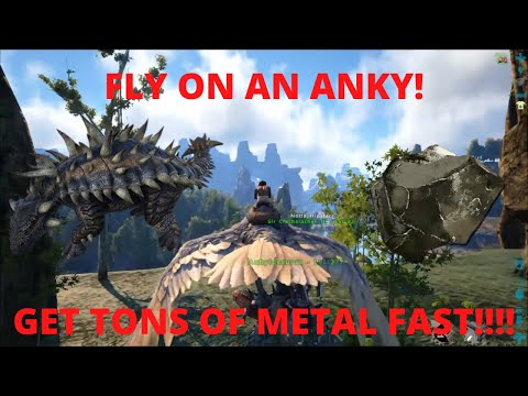 Ark Basics: Fastest way to get metal in a small tribe!!