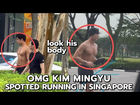 Seventeen's Mingyu Spotted Jogging Casually in Singapore, Charms Fans