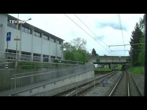 Bern, Führerstandsmitfahrt auf der Linie 6 [Zeitraffer]