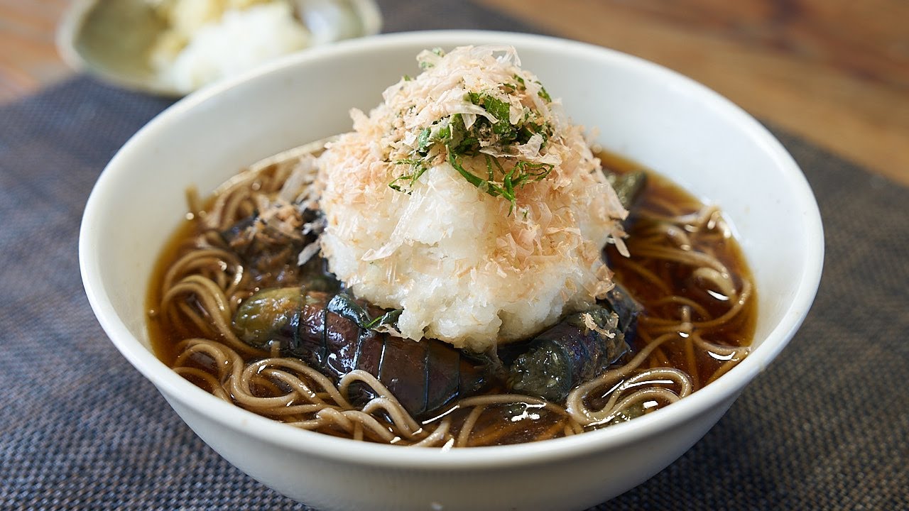 冷やし茄子そば