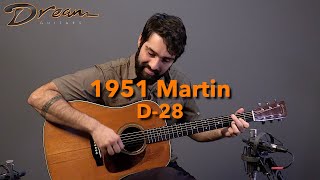 Video thumbnail for Dream Guitars - 1951 Martin D-28, Brazilian Rosewood & Sitka Spruce  #guitardemo by Dream Guitars