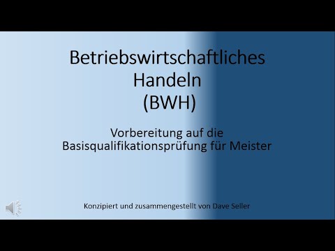 Business Administration (BWH) IHK Exam Preparation Industrial Master