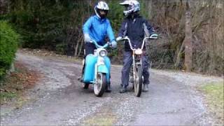 preview picture of video 'Puch Maxi & DS50 [leichter Schneefall]'