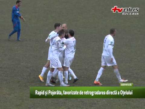 Rapid și Pojorâta favorizate de retrogradarea directă a Oțelului