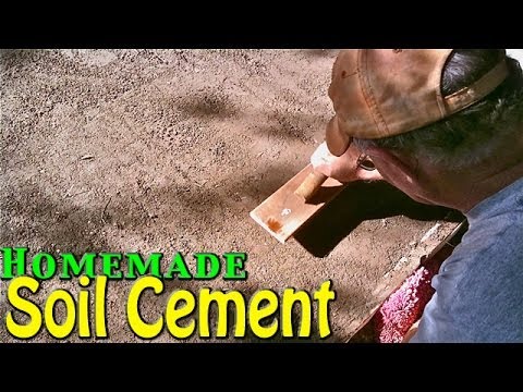Soil Cement - Simple & Cheap Home Application [Homemade]