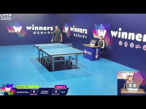 Riadinskii Egor  -  Volynets Stanislav. WINners CUP Table Tennis 8 07.12.2020 18:15