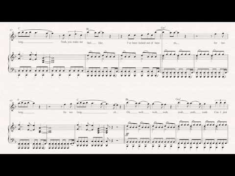 Oboe - Locked Out of Heaven - Bruno Mars Sheet Music, Chords, and Vocals