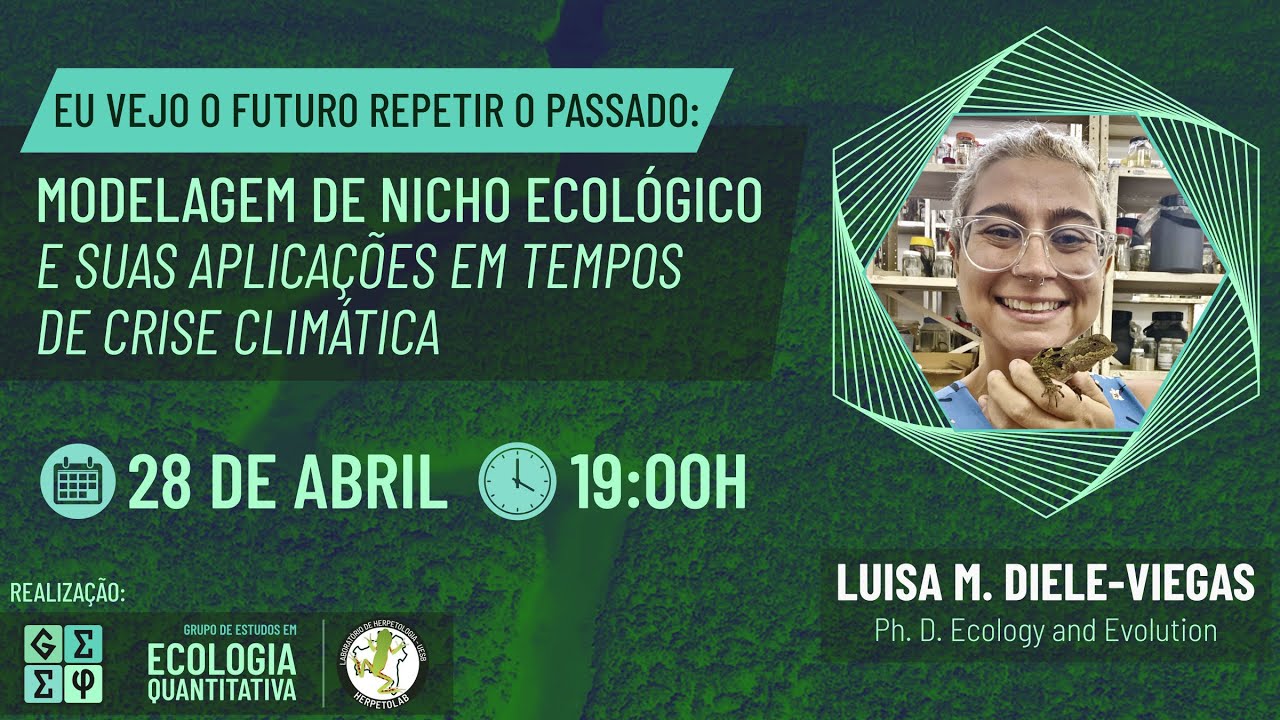 Modelagem de Nicho Ecológico - Dra Luisa M. Diele-Viegas