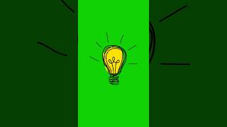 Download lagu Animated Hand Drawn Light Idea Bulb 2d line stroke greenscreen video #idea #bulb #creativity mp3