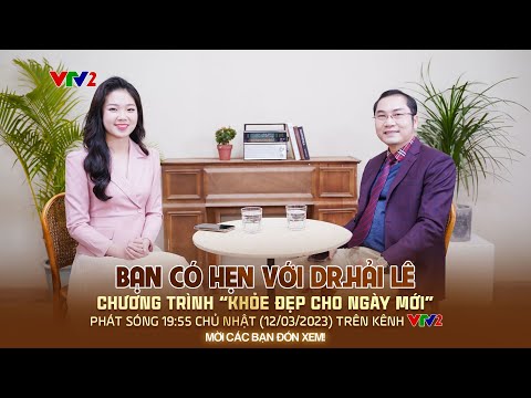 Ths.Bs Hải Lê trong chương trình Khỏe Đẹp Cho Ngày Mới tìm hiểu về TĂNG TIẾT MỒ HÔI VÀ HÔI NÁCH