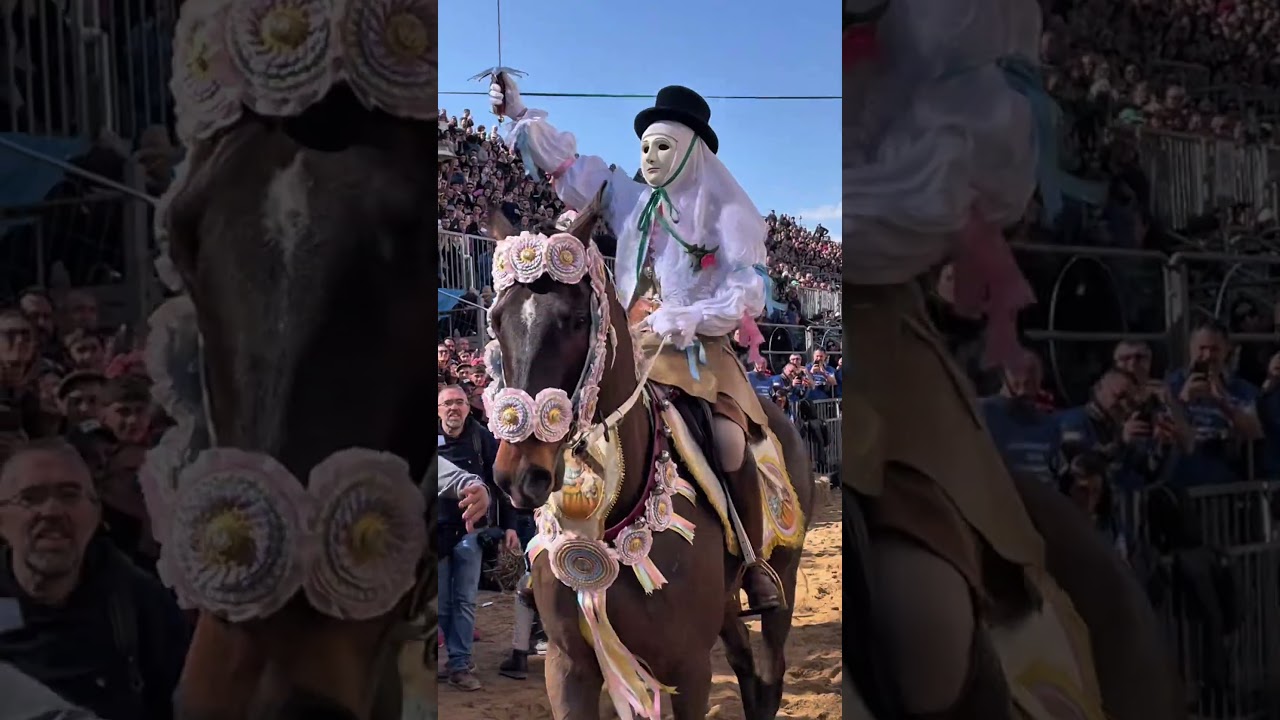 Su Componidori Tore Aru apre la Sartiglia del martedì con una bellissima stella