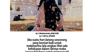 Download lagu STORY WA VERSI WANITA BERCADAR KATA KATA MUSLIMAH❤❤❤ mp3