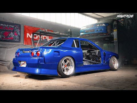 Assembling Nissan Skyline 1UZ-R32 after painting — suspension, brakes, fuel
