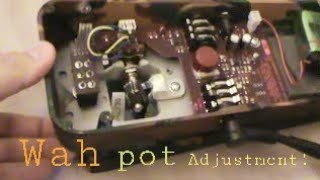 Video thumbnail for Dime Custom Wah Pot Adjustment by Don Bigote Karsonsilyo