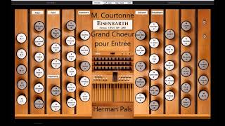 Marcel Courtonne Grand Choeur pour Entrée, (Hauptwerk Friesach)
