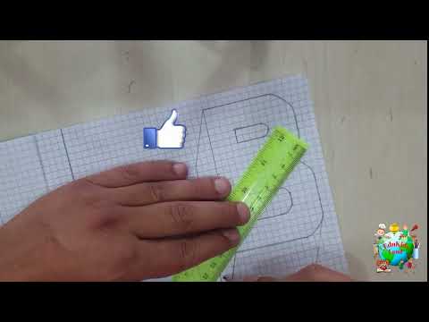 How To Draw 3D Floating Letter B 🔊 Anamorphic Illusion - 3D Trick Art on paper. Very Easy !!!