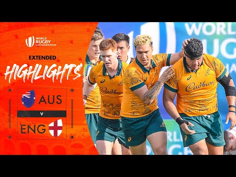 SIXTEEN try spectacle 💪 | Australia v England | World Rugby U20 Championship | Extended Highlights