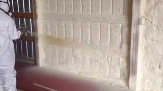 preview picture of video 'Spray foam insulation a Pole Barn'