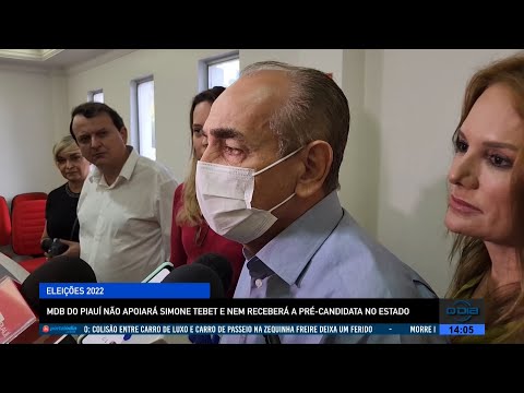 Impasses de apoio do MDB do Piauí à candidatura de Simone Tebet 27 07 2022